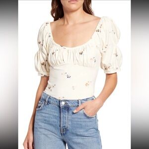 Intimately Free People Play Date Bodysuit size medium